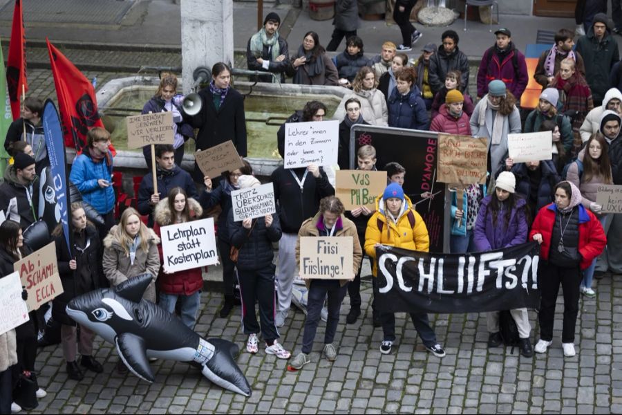 Die Entscheidung des Berner Kantonsparlaments sorgte für viel Empörung und Frust unter den Studenten.