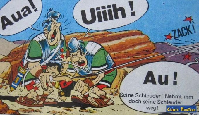 Asterix-Charakter Pepe beisst gerne zu – davon liess sich ein Kindergärteler inspirieren. Asterix