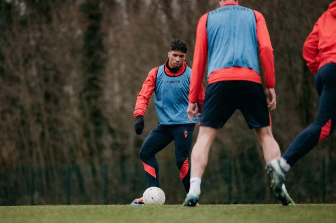 Kevin Rüegg beim Trainingsstart des FC Basel am Donnerstag, 2. Januar 2025. Kevin Rüegg