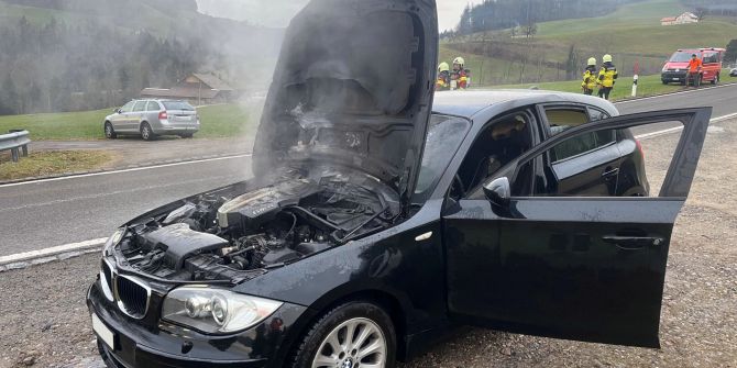 Autobrand in Dietfurt.