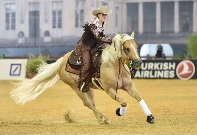 gina schumacher beim reiten