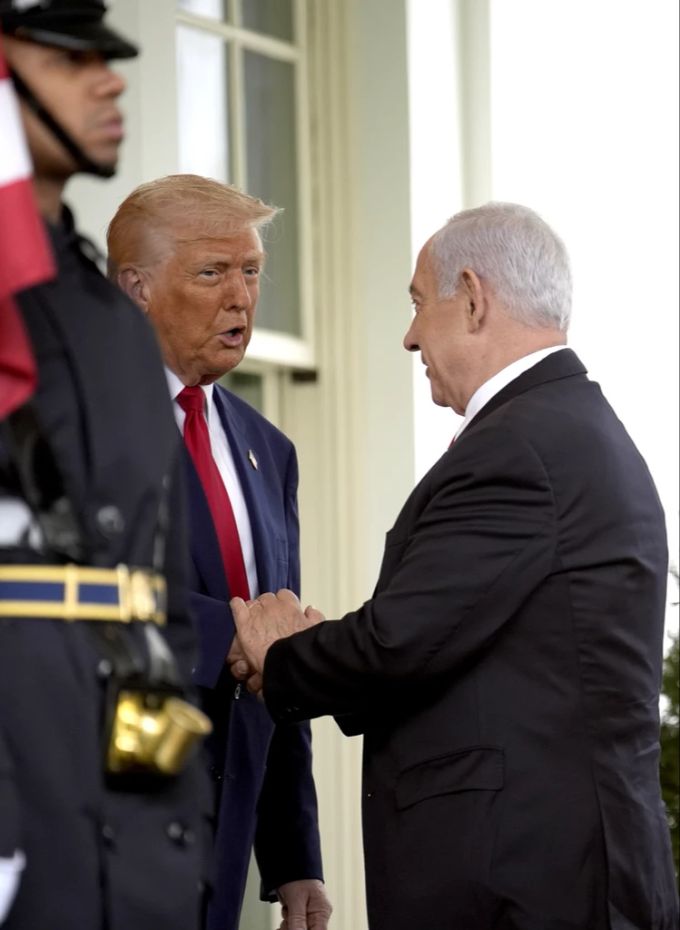 Trump empfängt Netanjahu im Weissen Haus. Trump