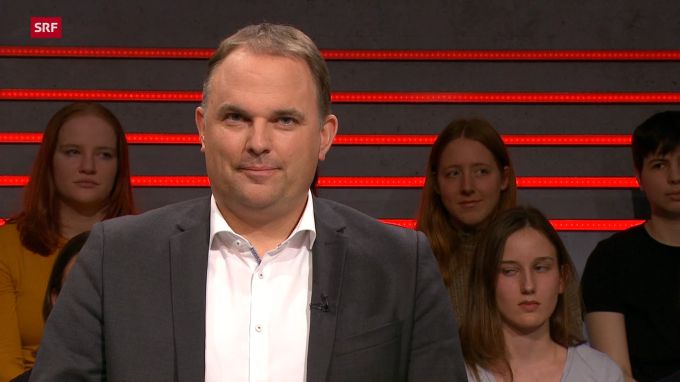 SVP-Präsident Marcel Dettling in der «Arena». arena