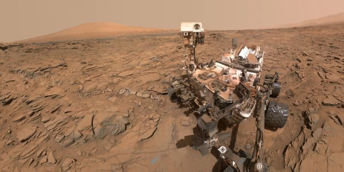 Ein Self-Portrait des Mars-Rovers «Curiosity». mars curiosity