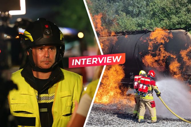 Während des Grossbrandes in Hilfikon war Andreas Köchli, Kommandant der Feuerwehr Rietenberg, über 24 Stunden im Einsatz. Christoph Rothlin