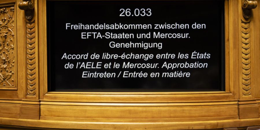 Der Nationalrat genehmigte in der Sommersession das Freihandelsabkommen zwischen der Schweiz und den Mercosur-Staaten nicht. Nun bringt die zuständige Ständeratskommission einen Kompr...