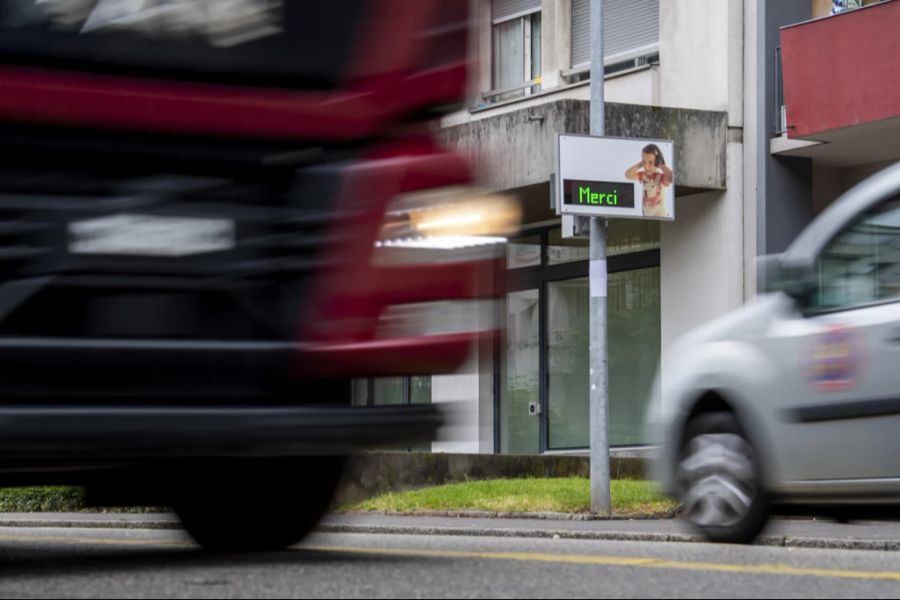 In der Westschweizer Stadt wurden die Lärmblitzer in einem Projekt getestet.