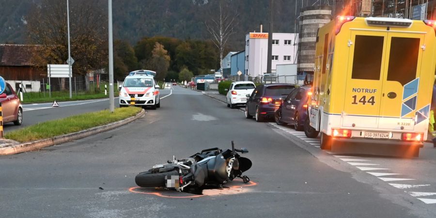 Sennwald: Unfall