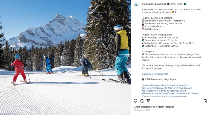 Sportbahnen Braunwald