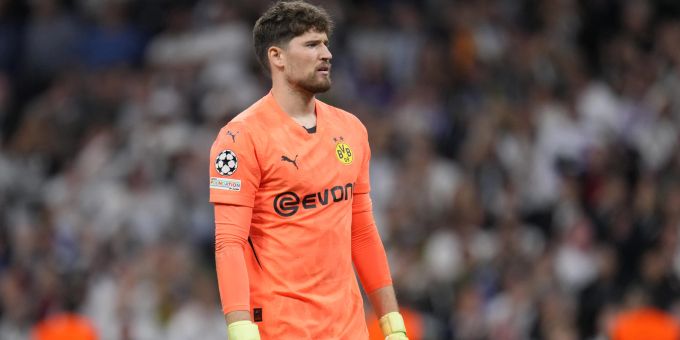 Lange sieht es für den BVB und Gregor Kobel gegen Real Madrid gut aus. Dann folgt sie Schlussphase ... bvb