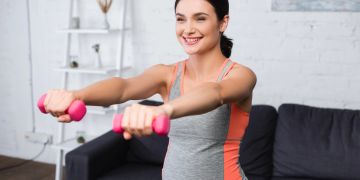 Frau beim Sport