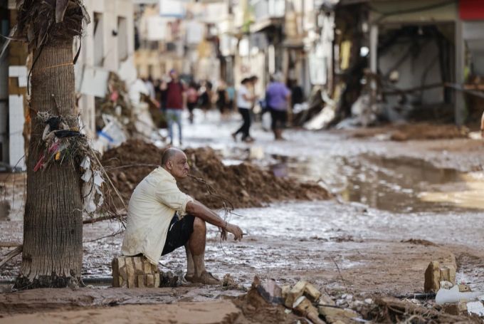 Die Region um Valencia ist vom Unwetter stark betroffen. Valencia Unwetter
