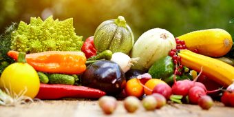 Frisches Obst und Gemüse
