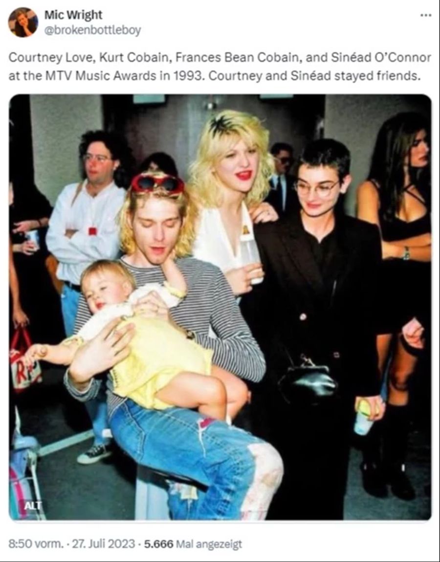 Frances Bean Cobain Eltern