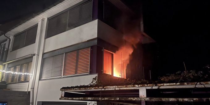 Lichtensteig SG: Brand in Schlafzimmer. Lichtensteig SG
