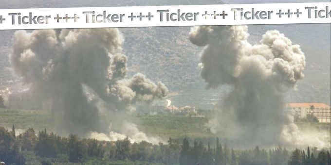 Israel fliegt weitere Luftangriffe auf den Libanon. Luftangriffe
