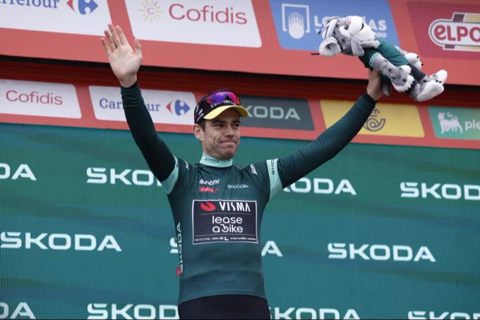 Wout van Aert zeigte sich an der Vuelta vor seinem Sturz in guter Form. Wout van Aert