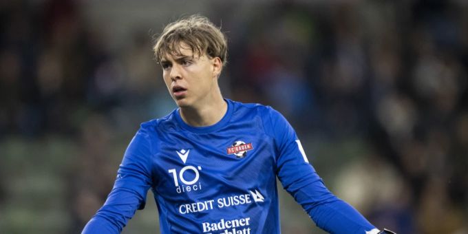 Tim Spycher vom FC Basel spielte vergangene Saison leihweise beim FC Baden. FC Basel