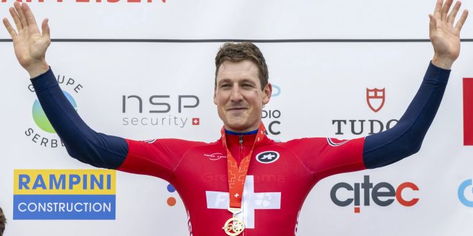 Stefan Küng ist Schweizer Meister im Zeitfahren. Stefan Küng