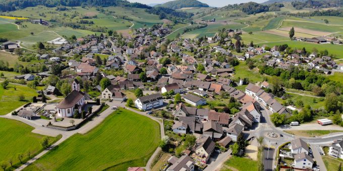 Das Dorf Wegenstetten. Wegenstetten
