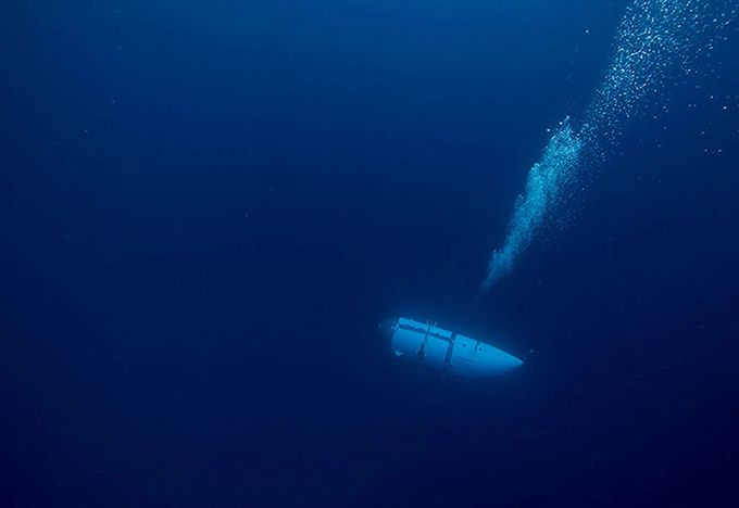 Das verschollene Tauchboot «Titan». Oceangate/ZUMA Press Wire Service/dpa Touristen-Tauchboot