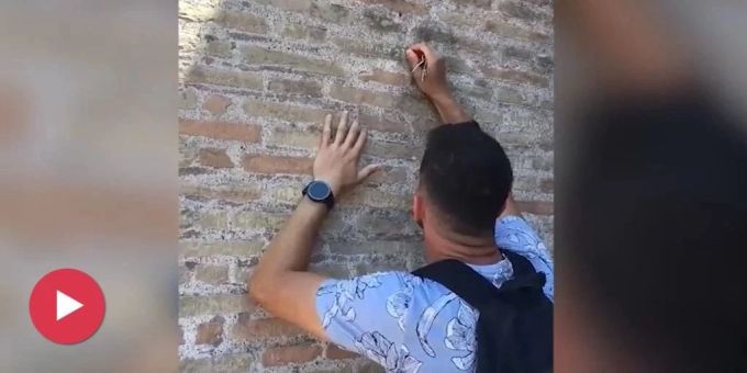 «Wusste nicht …» - Mit dieser Ausrede will sich Kolosseum-Ritzer retten