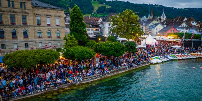 Zuger Seefest - Neues Wasserspiel sorgte für gute Unterhaltung