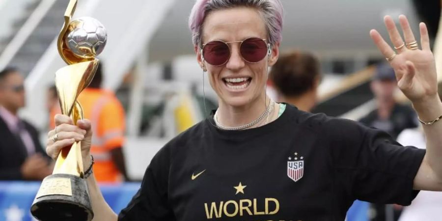 Trump-Kritikerin: Megan Rapinoe. Foto: Kathy Willens/AP