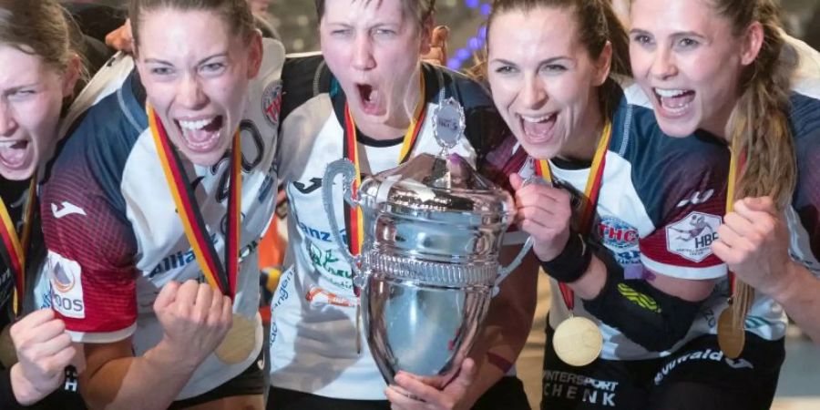 Die Handball-Frauen des Thüringer HC spielen in der kommenden Saison nur im EHF-Cup. Foto: Marijan Murat