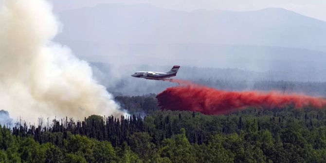 Waldbrand in den USA