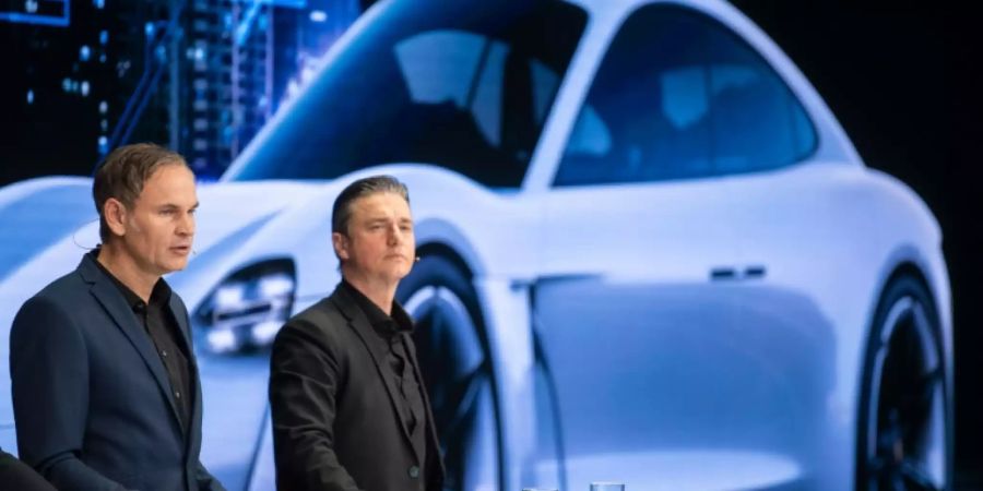 Porsche-Chef Oliver Blume und Finanzvorstand Lutz Meschke