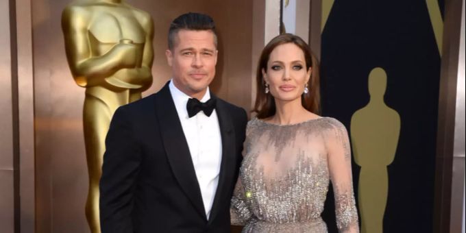 Brad Pitt mit seiner Ex Angelina Jolie. gwen stefani
