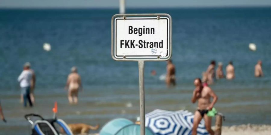 FKK-Strand in St. Peter-Ording: Nach Expertenmeinung droht FKK in der Bedeutungslosigkeit zu versinken. Foto: Carsten Rehder