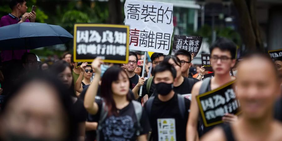 Proteste in Hongkong