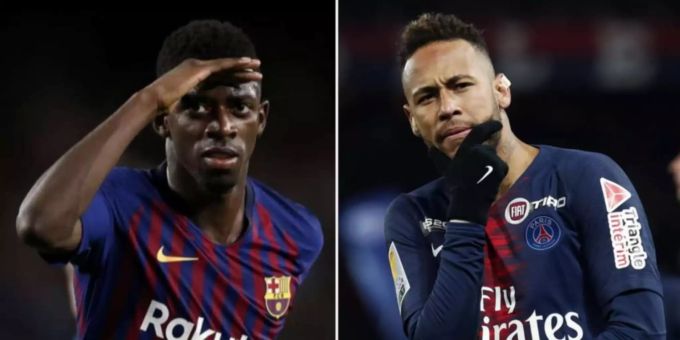 Tauschen der FC Barcelona und PSG Ousmane Dembélé und Neymar? Neymar