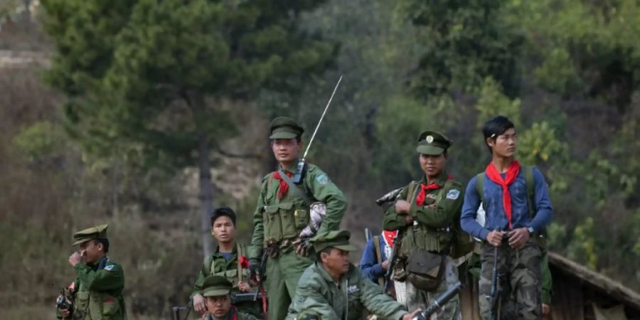 Die paramilitärische Nationale Befreiungsfront Taaung 2014