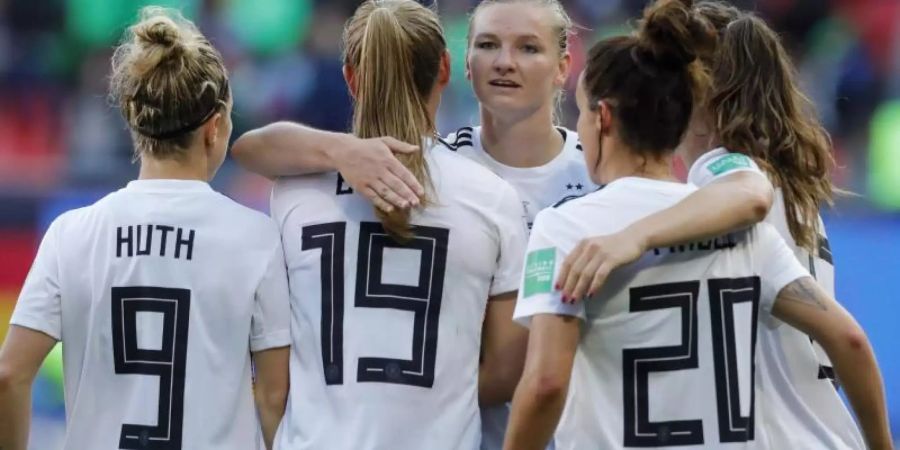 Zweites WM-Spiel, zweiter Sieg: Die DFB-Frauen setzten sich mit 1:0 gegen Spanien durch. Foto: Michel Spingler