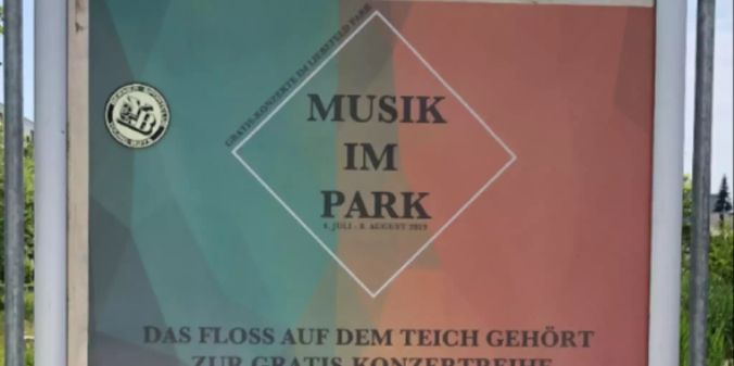 Musik im Liebefeld Park Infoschild