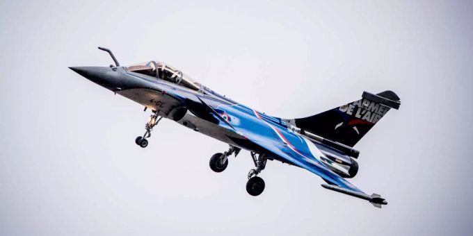 Die Raffale des französischen Herstellers Dassault. Dassault Rafale