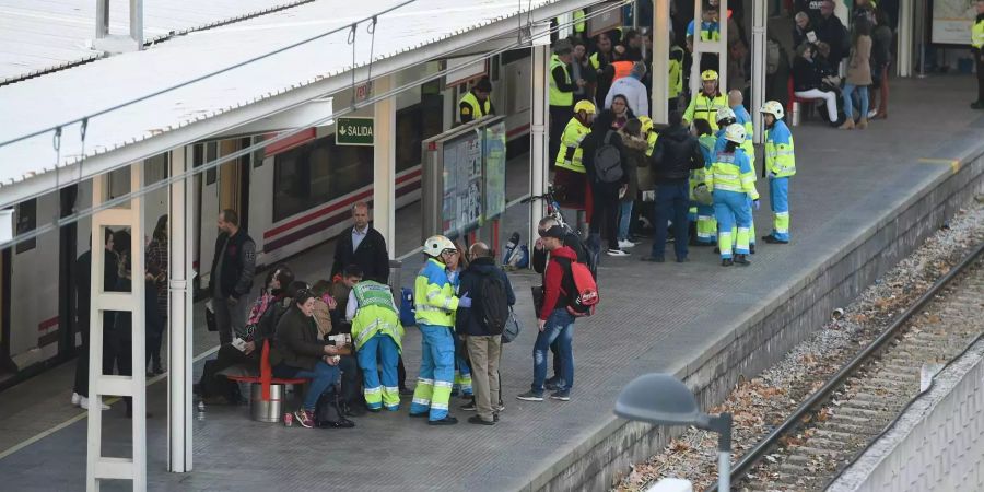 Das Gebiet um die Unfallstelle wurde abgesperrt.