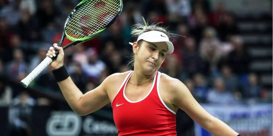 Für Belinda Bencic läufts nicht rund.