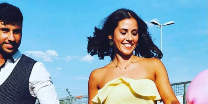 Ein Schnappschuss aus glücklichen Tagen: Sarah Lombardi und ihr Freund Roberto geniessen die Zeit zusammen. Sarah lombardi
