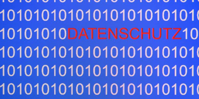 Heute Montag ist Datenschutztag. Das Wort «Datenschutz».