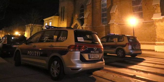 Überfall in Wiener Kirche