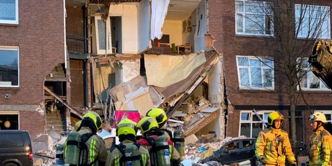Gasexplosion in Den Haag