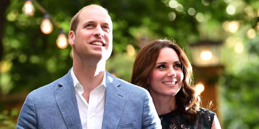 Prinz William und Herzogin Kate in Berlin.