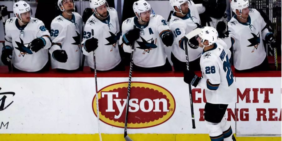 Bringt die Hoffnung kurzzeitig zurück: Timo Meier nach seinem Treffer zum 1:2.