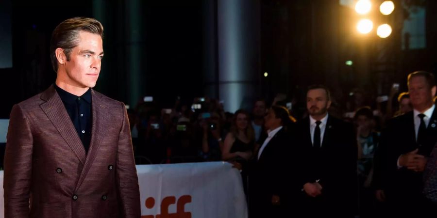 Schauspieler Chris Pine kommt im Rahmen des Toronto International Film Festival 2018 (TIFF) zur Vorführung des Films «Outlaw King».