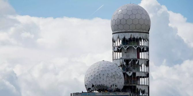 Die ehemalige Abhörstation auf dem Teufelsberg.