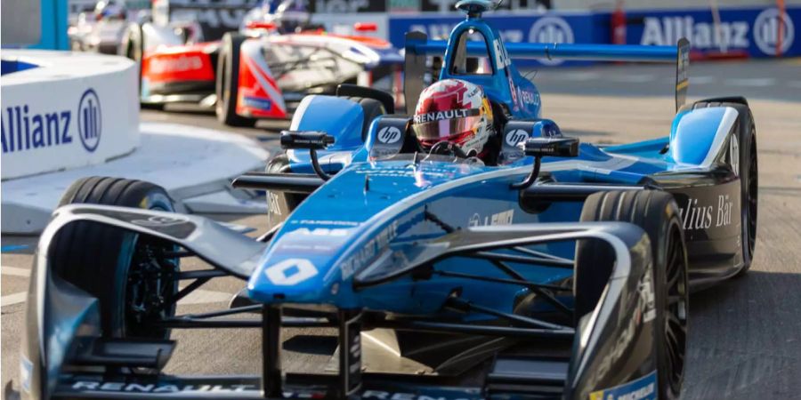 Sebastien Buemi vom Team Renault e.dams während des Formel E-Prix Zürich, am 10. Juni 2018.